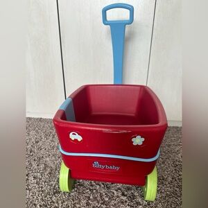 Retired American Girl Bitty Baby Twins Red Wagon